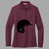 Women's Silk Touch Long Sleeve Polo Thumbnail