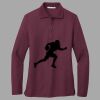 Women's Silk Touch Long Sleeve Polo Thumbnail