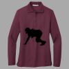 Women's Silk Touch Long Sleeve Polo Thumbnail