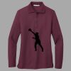 Women's Silk Touch Long Sleeve Polo Thumbnail