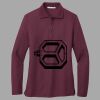 Women's Silk Touch Long Sleeve Polo Thumbnail