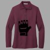 Women's Silk Touch Long Sleeve Polo Thumbnail