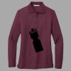 Women's Silk Touch Long Sleeve Polo Thumbnail