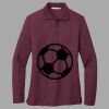 Women's Silk Touch Long Sleeve Polo Thumbnail