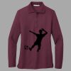 Women's Silk Touch Long Sleeve Polo Thumbnail