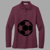 Women's Silk Touch Long Sleeve Polo Thumbnail