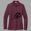 Women's Silk Touch Long Sleeve Polo Thumbnail