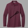 Women's Silk Touch Long Sleeve Polo Thumbnail