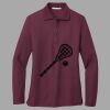 Women's Silk Touch Long Sleeve Polo Thumbnail