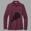 Women's Silk Touch Long Sleeve Polo Thumbnail