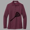 Women's Silk Touch Long Sleeve Polo Thumbnail
