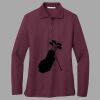 Women's Silk Touch Long Sleeve Polo Thumbnail