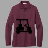 Women's Silk Touch Long Sleeve Polo Thumbnail