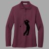 Women's Silk Touch Long Sleeve Polo Thumbnail