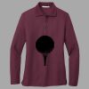 Women's Silk Touch Long Sleeve Polo Thumbnail