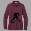 Women's Silk Touch Long Sleeve Polo Thumbnail