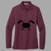 Women's Silk Touch Long Sleeve Polo Thumbnail