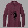 Women's Silk Touch Long Sleeve Polo Thumbnail