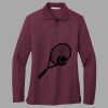 Women's Silk Touch Long Sleeve Polo Thumbnail