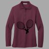 Women's Silk Touch Long Sleeve Polo Thumbnail
