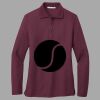 Women's Silk Touch Long Sleeve Polo Thumbnail