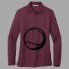 Women's Silk Touch Long Sleeve Polo Thumbnail