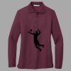 Women's Silk Touch Long Sleeve Polo Thumbnail