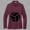 Women's Silk Touch Long Sleeve Polo Thumbnail