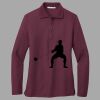 Women's Silk Touch Long Sleeve Polo Thumbnail