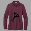 Women's Silk Touch Long Sleeve Polo Thumbnail