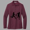 Women's Silk Touch Long Sleeve Polo Thumbnail
