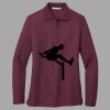 Women's Silk Touch Long Sleeve Polo Thumbnail