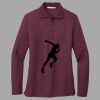 Women's Silk Touch Long Sleeve Polo Thumbnail