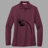 Women's Silk Touch Long Sleeve Polo Thumbnail