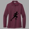 Women's Silk Touch Long Sleeve Polo Thumbnail