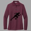 Women's Silk Touch Long Sleeve Polo Thumbnail