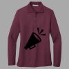 Women's Silk Touch Long Sleeve Polo Thumbnail