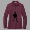 Women's Silk Touch Long Sleeve Polo Thumbnail