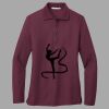 Women's Silk Touch Long Sleeve Polo Thumbnail