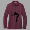 Women's Silk Touch Long Sleeve Polo Thumbnail