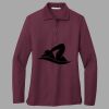 Women's Silk Touch Long Sleeve Polo Thumbnail