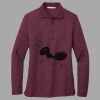 Women's Silk Touch Long Sleeve Polo Thumbnail