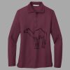 Women's Silk Touch Long Sleeve Polo Thumbnail
