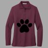 Women's Silk Touch Long Sleeve Polo Thumbnail