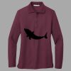 Women's Silk Touch Long Sleeve Polo Thumbnail