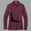 Women's Silk Touch Long Sleeve Polo Thumbnail