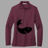 Women's Silk Touch Long Sleeve Polo Thumbnail