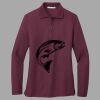Women's Silk Touch Long Sleeve Polo Thumbnail