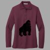 Women's Silk Touch Long Sleeve Polo Thumbnail