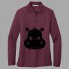 Women's Silk Touch Long Sleeve Polo Thumbnail